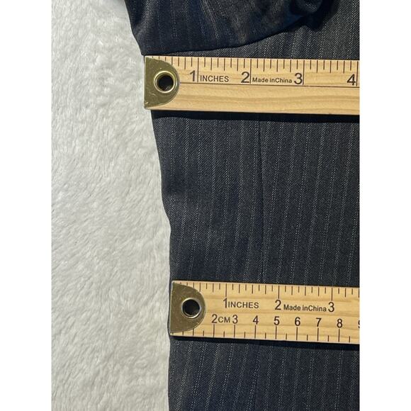 Ermenegilzo Zegna Trofeo Mens 46R 36x29 ROMA Gray Stripe Flannel Suit 3/2 Roll - Picture 10 of 16